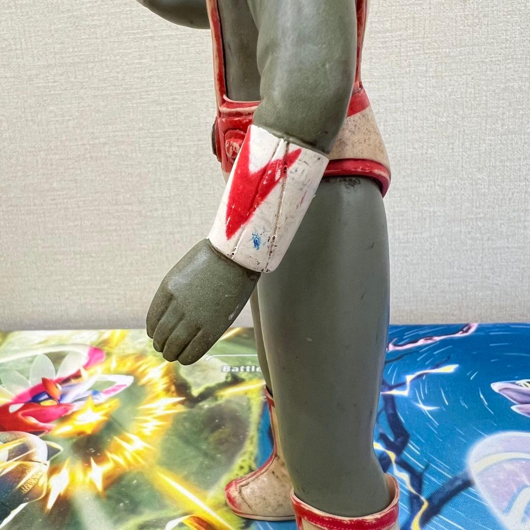 志*人様 希少ビンテージソフビ【シルバー仮面 】 面取れ　旧バンダイ 　TBS