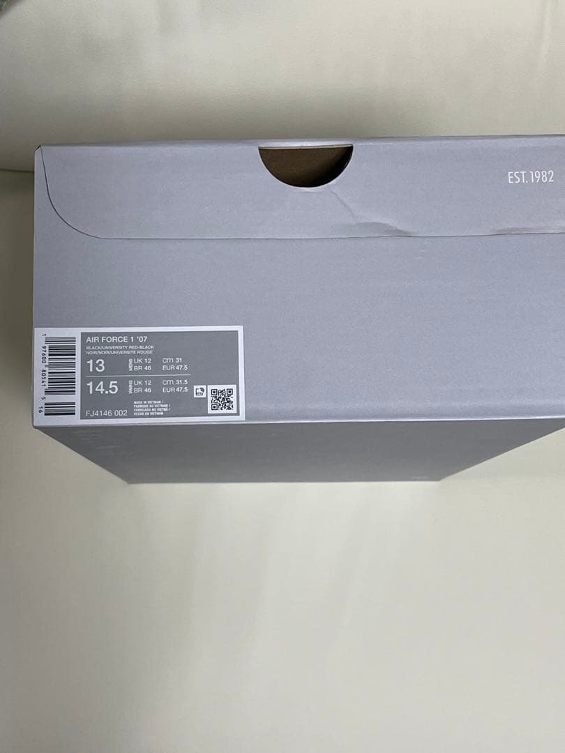 Nike Air Force 1 ブラック/レッド_31.0cm