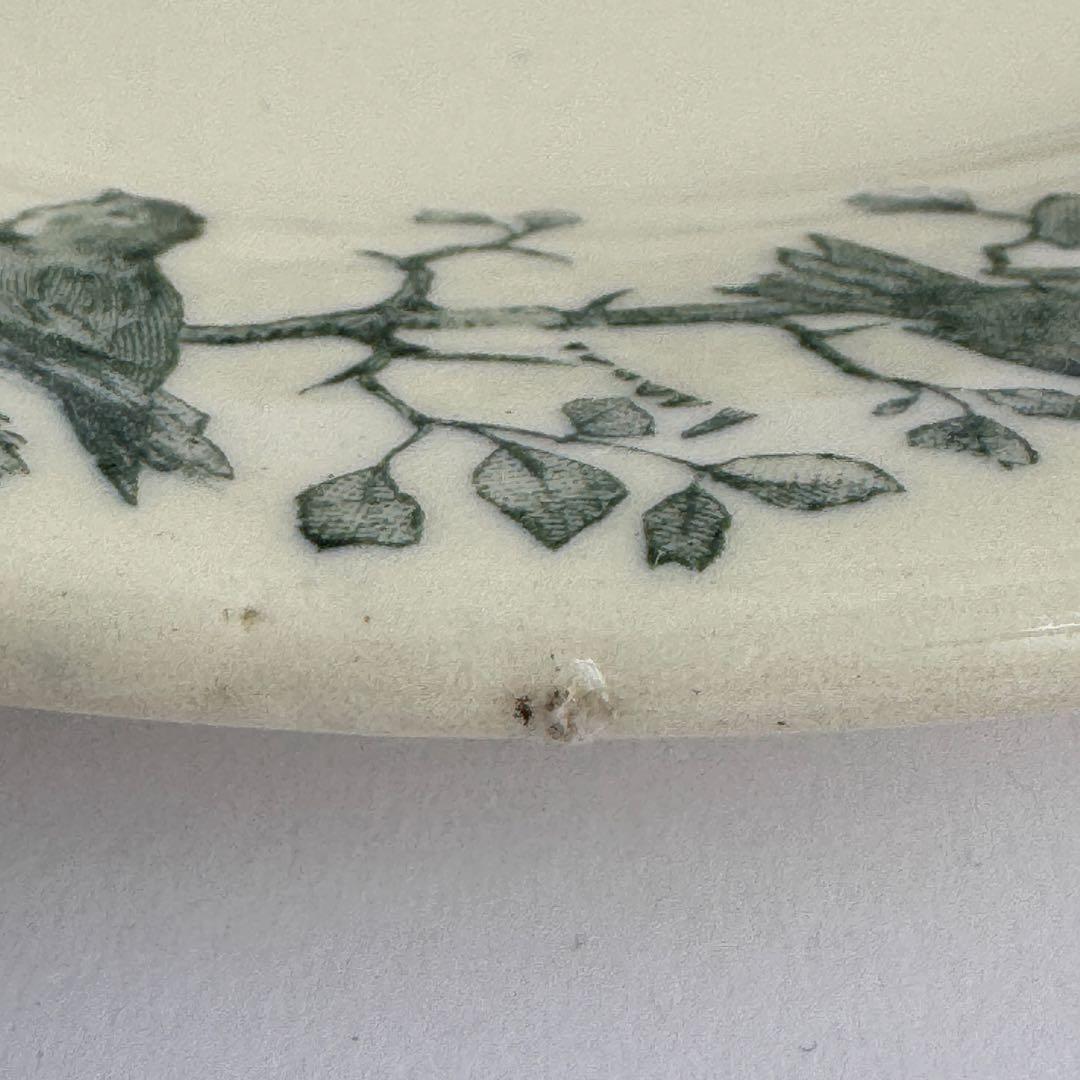 美品　フランスアンティーク　Gien AVIARY ディナープレート