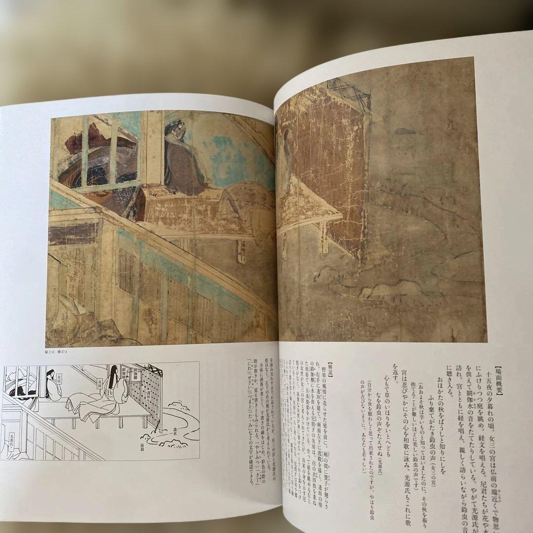 国宝源氏物語絵巻 図録　徳川美術館