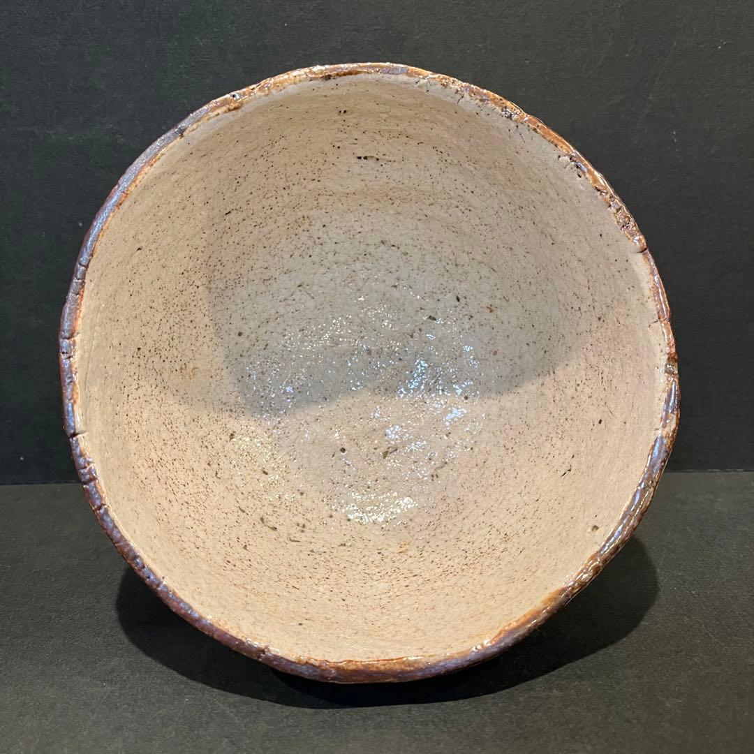 未使用　高橋玄洋　鉄絵　茶碗　共箱あり