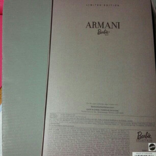 バービー人形、Barbie、ドール、アルマーニ、ARMANI