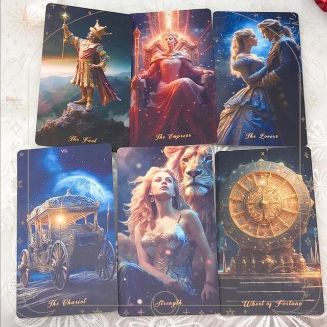 入荷１点のみ✨入手困難な海外美麗デッキ✨星降る領域のタロットカード