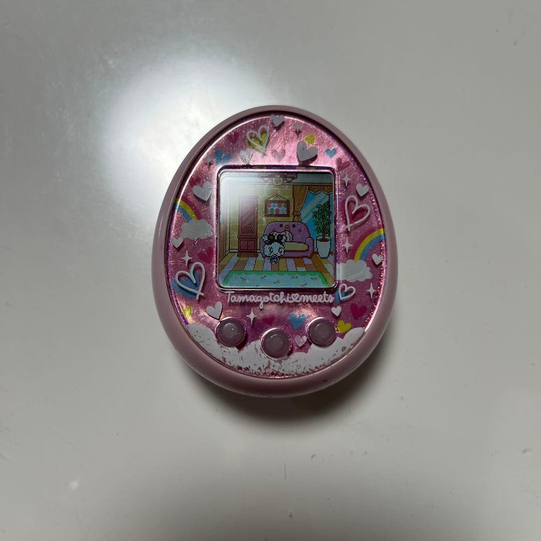 【送料無料】バンダイ　たまごっちみーつ　メルヘンみーつver.ピンク　小物