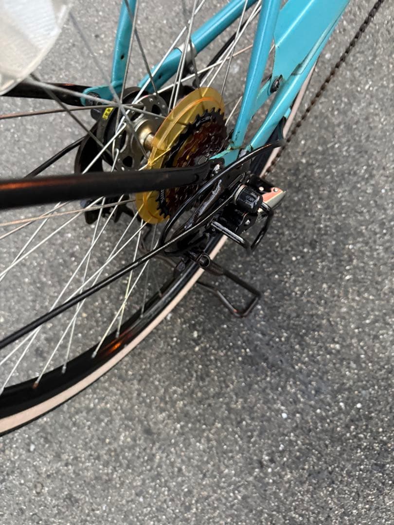 163 自転車 大阪市 【引取り限定】 美品 26インチ 変速付き