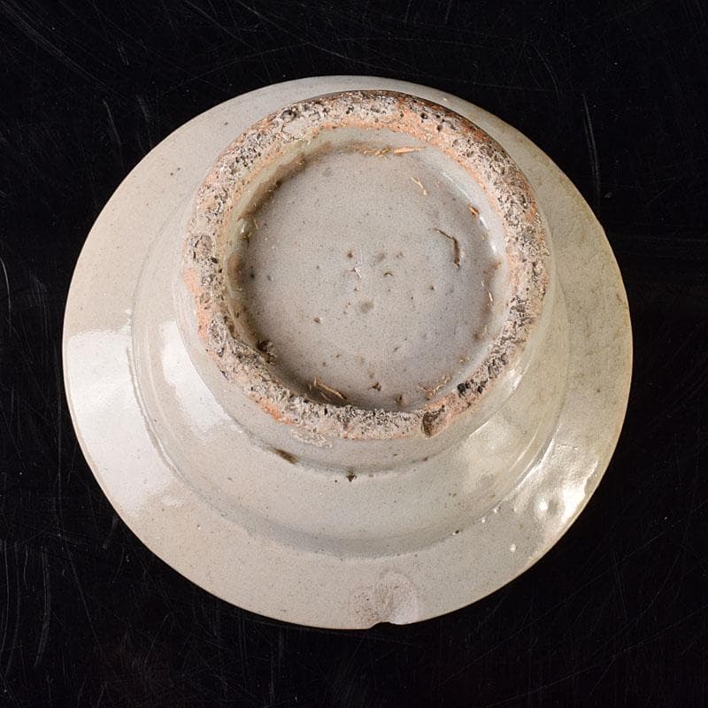 朝鮮美術　李朝　高麗白磁　盃台　杯台　V　R8012