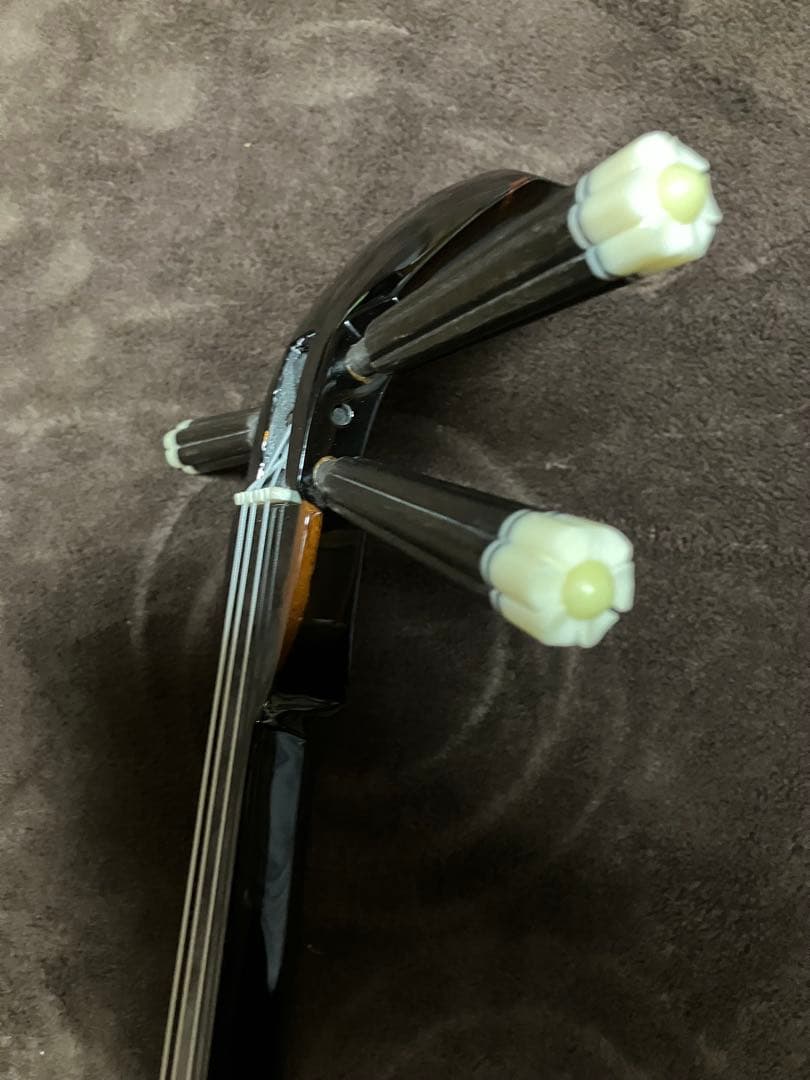 沖縄三線高級八重山黒木ウズラ➖与那城型本皮一枚張りスンチ塗り期間限定出品