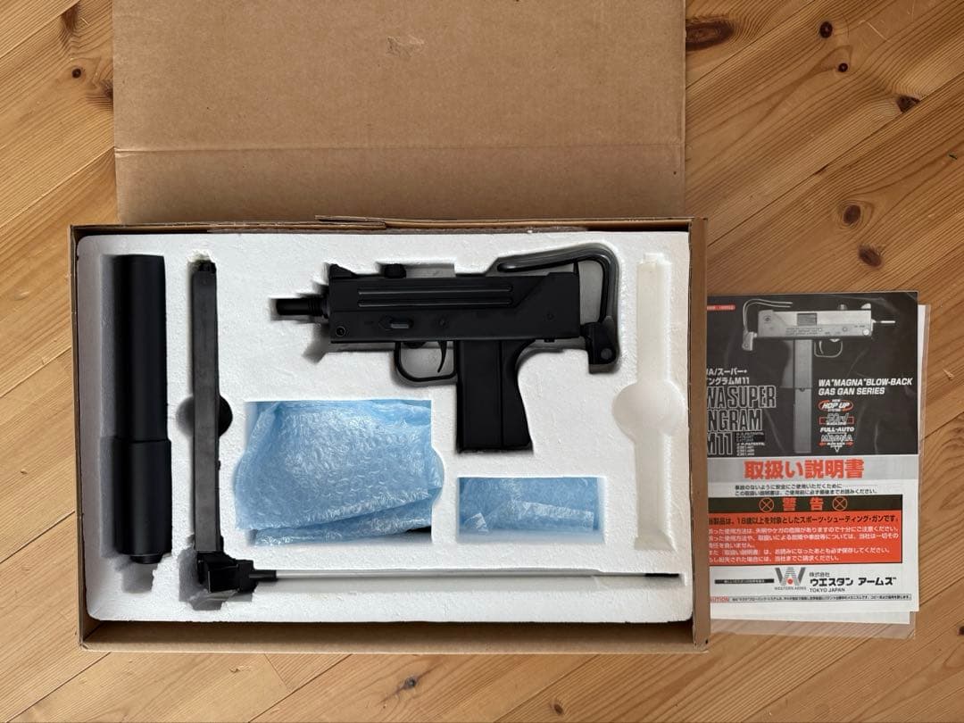 WA MAC-11 ガスガン 動作未確認 現状品 箱付 ウエスタンアームズ