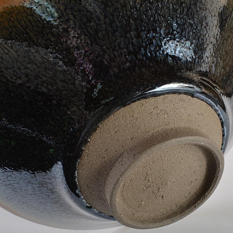 茶道具　松林 廣作　天目三稜組鉢　5客　共箱　M　R6785