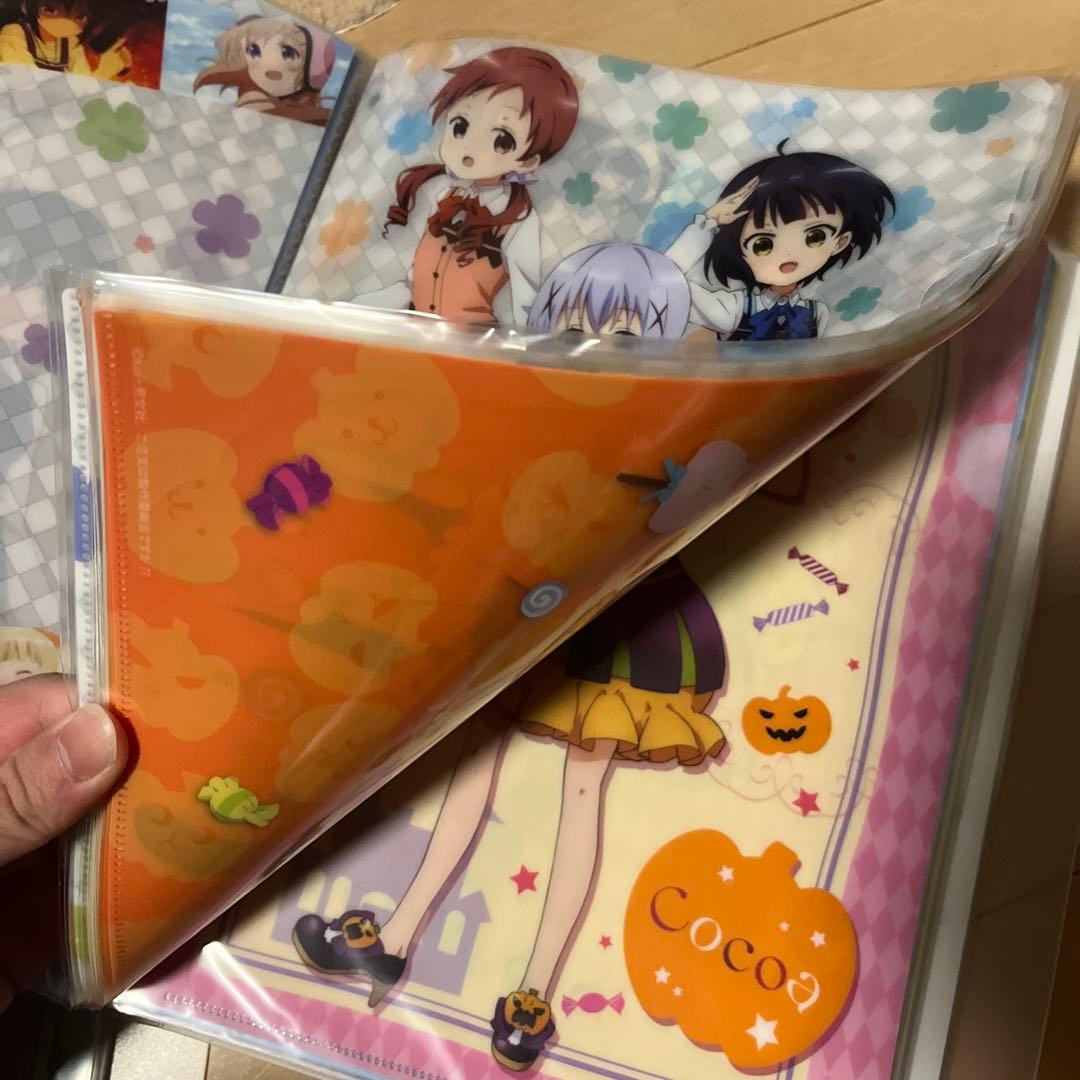 ごちうさ 120枚セット クリアファイル クリアファイルホルダー付き