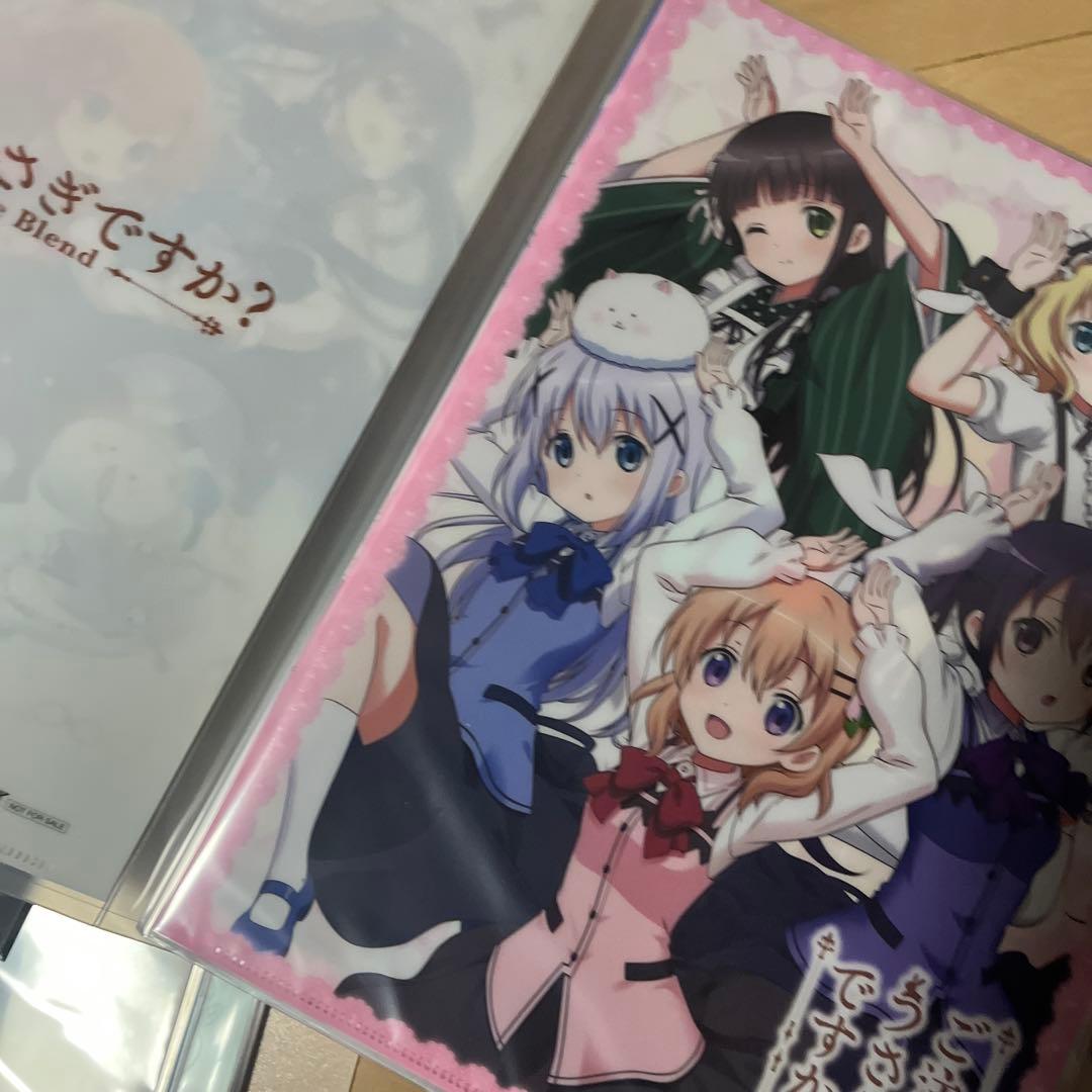 ごちうさ 120枚セット クリアファイル クリアファイルホルダー付き