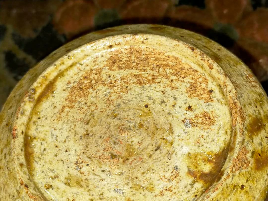 ♥加藤作助♥　黄瀬戸　旅茶碗　小服茶碗　茶碗　極上作品　骨董　古玩