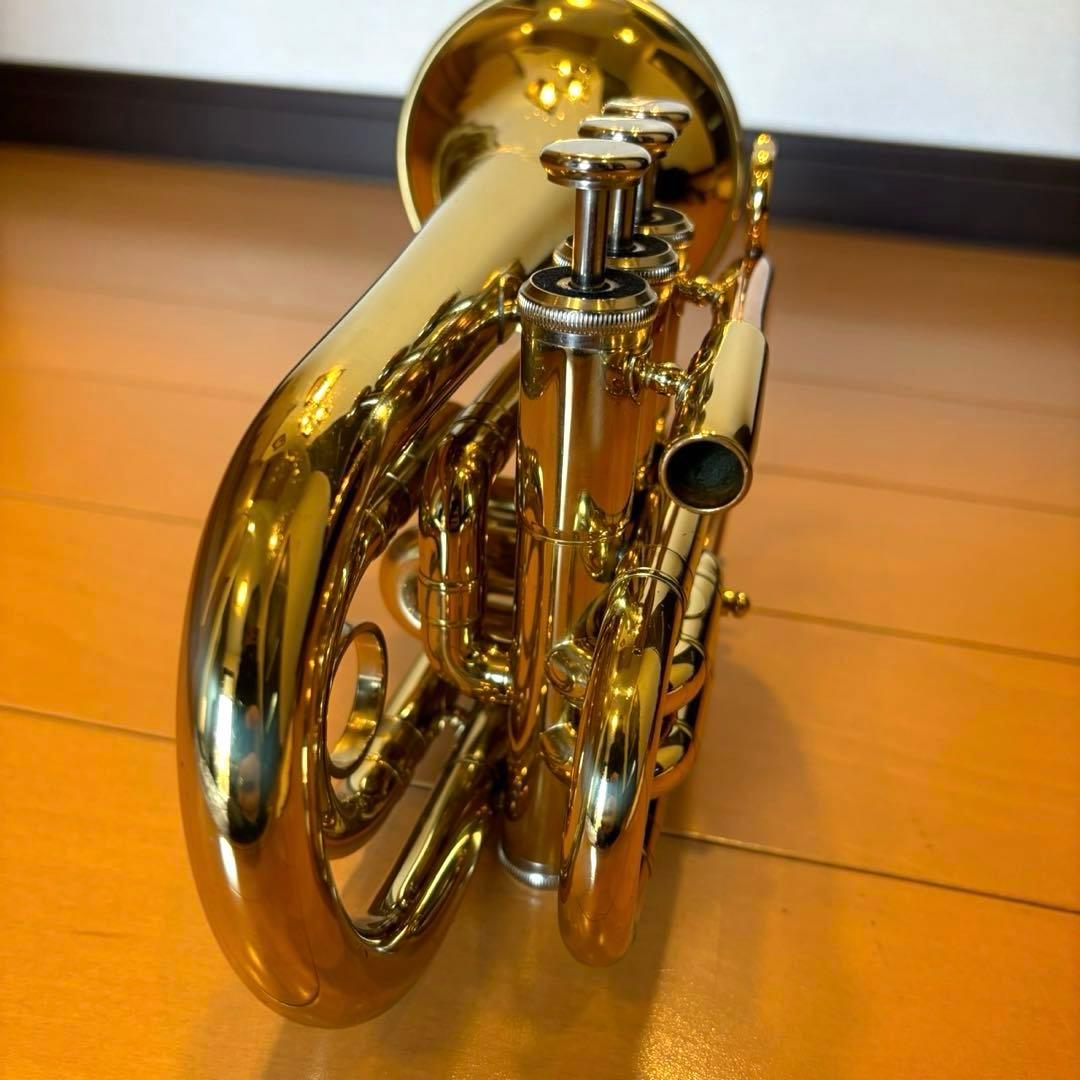 ポケットトランペット MPT250L Minerva ケース付き