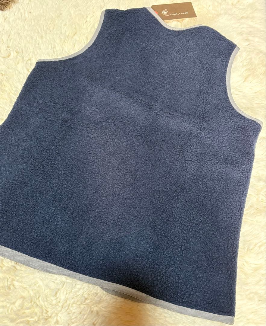 rough:swell フリースベスト S ネイビー