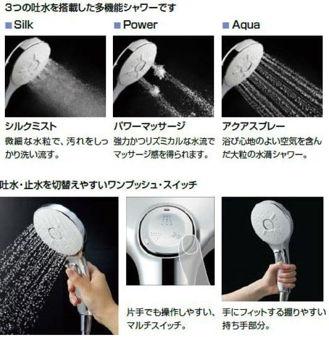 LIXILスイッチ付エコアクアシャワーSPA