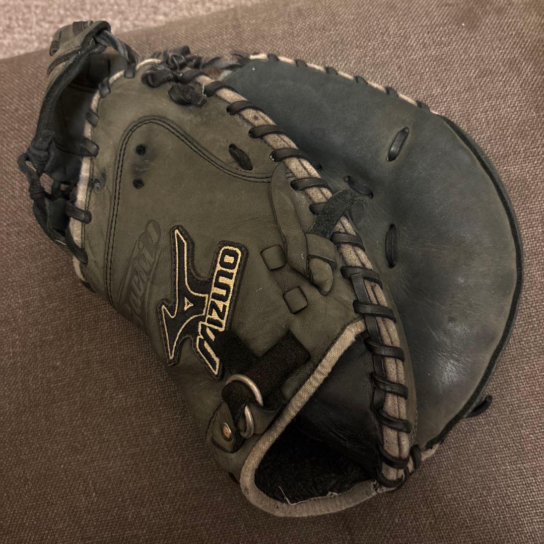 Mizuno 黒 野球グローブ 使用感あり