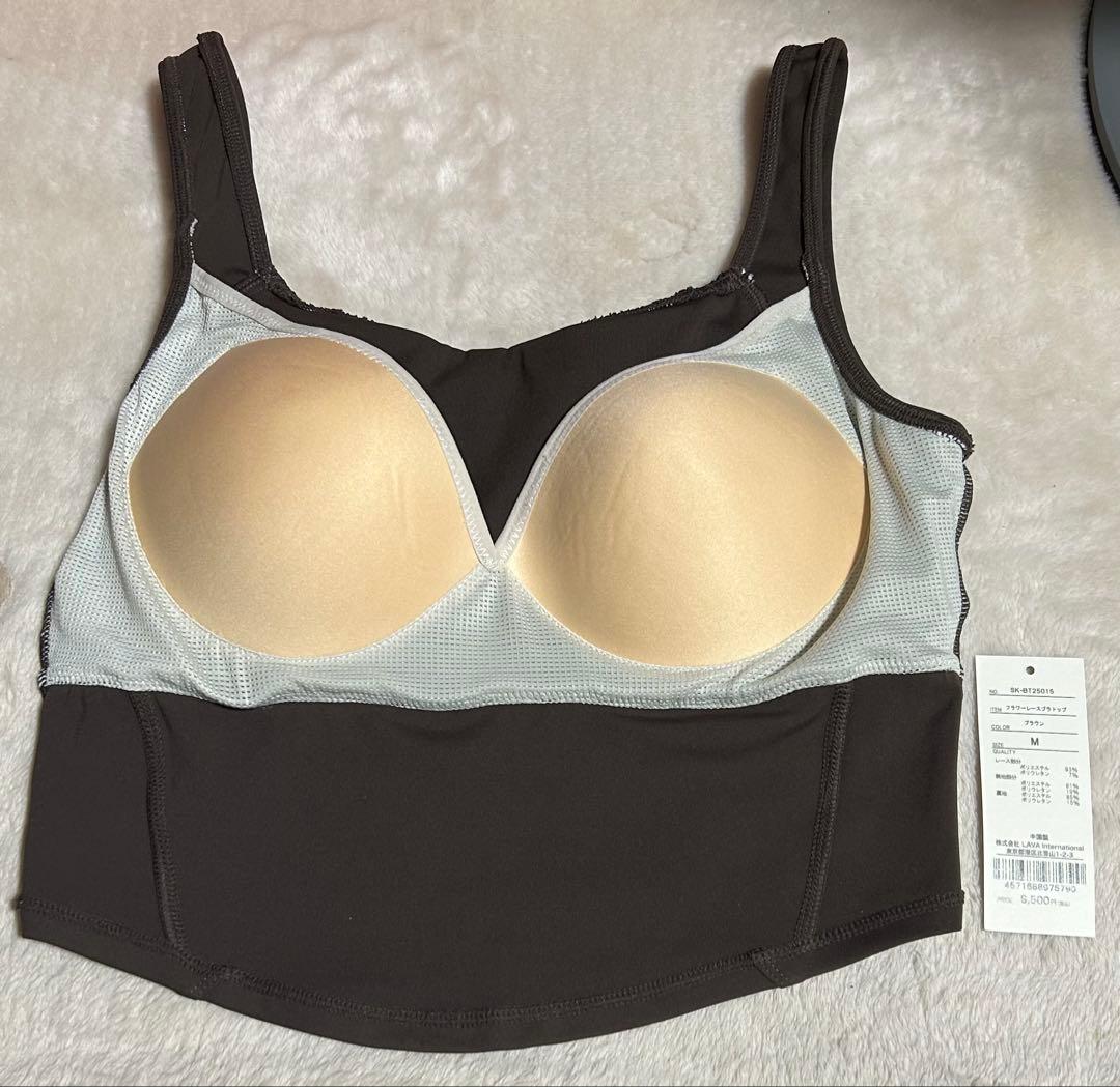 【SUKALA】フラワーレースブラトップ Mサイズ