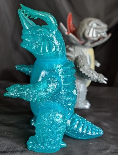 ガボラ＆クリア成型ネロンガ（マーミット）ソフビフィギュア２体セット