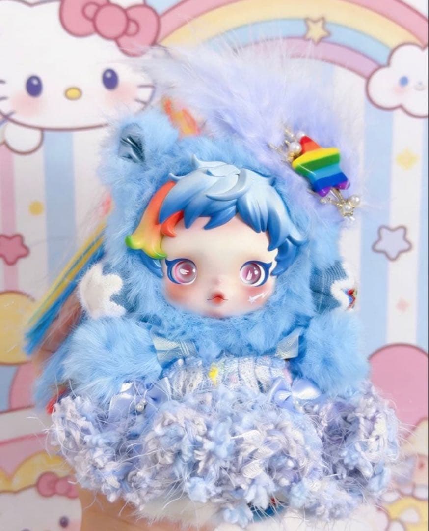 在庫1欄　POPMARTスカルパンダ着せ替えぬい服　24時間発送