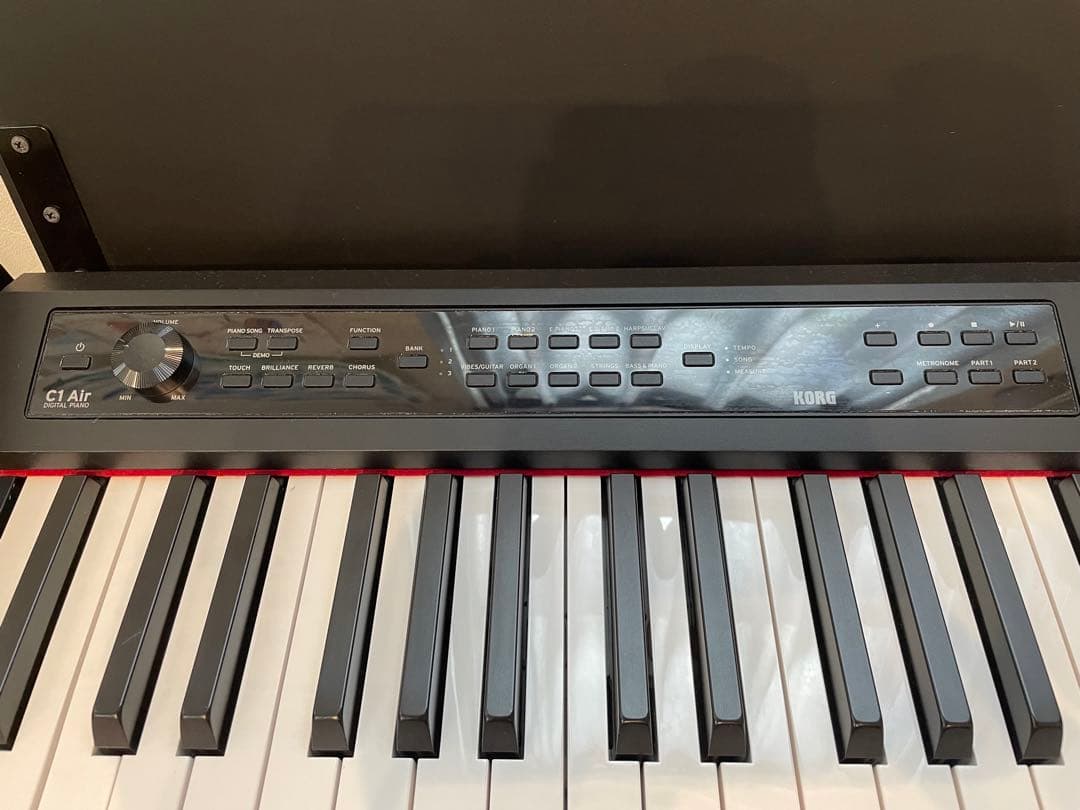 【値下げ】電子ピアノ　KORG C1 AIR BK コルグ　ブラック　デジタル