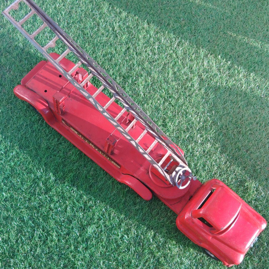 ⭕2日間限定セール‼️ブリキおもちゃ❇️ブリキ 消防車 ⭐ヴィンテージ⭐USA