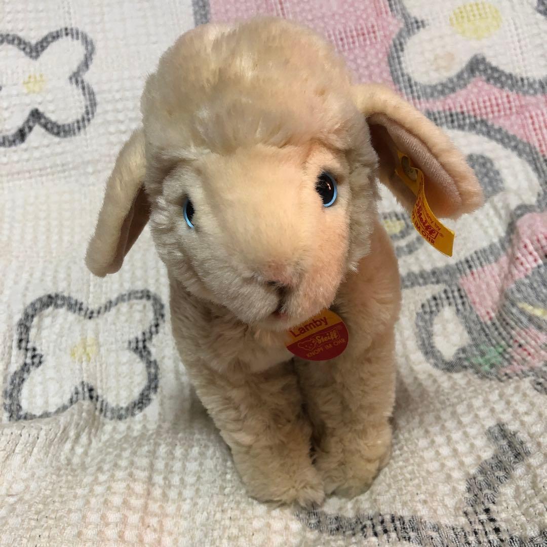Steiff シュタイフ 073205 LAMBY ラム 22cm 中古品