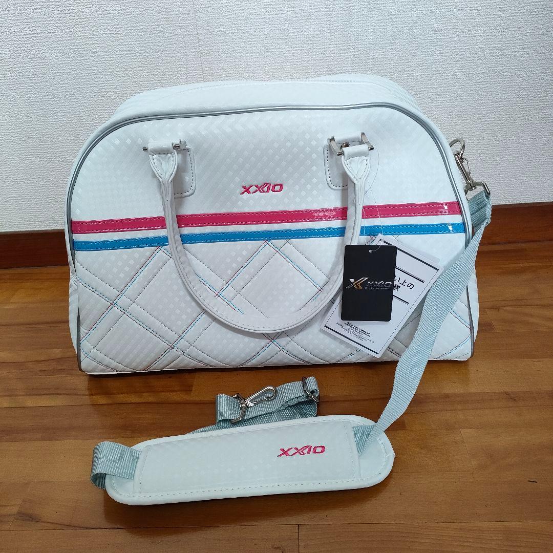 新品未使用XXIO ゴルフバッグ・スポーツバッグショルダー付 レディースホワイト