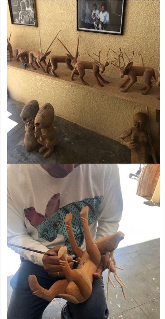 【激レア】oaxaca wood carving Mexico製