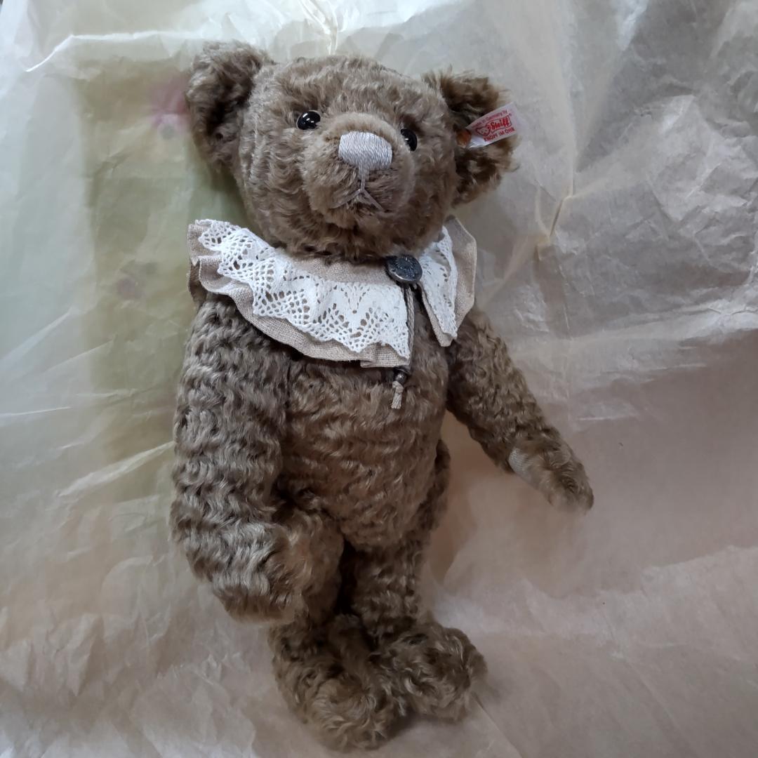 シュタイフ　テディベア　silberdistel　アンティーク風　ビンテージ調