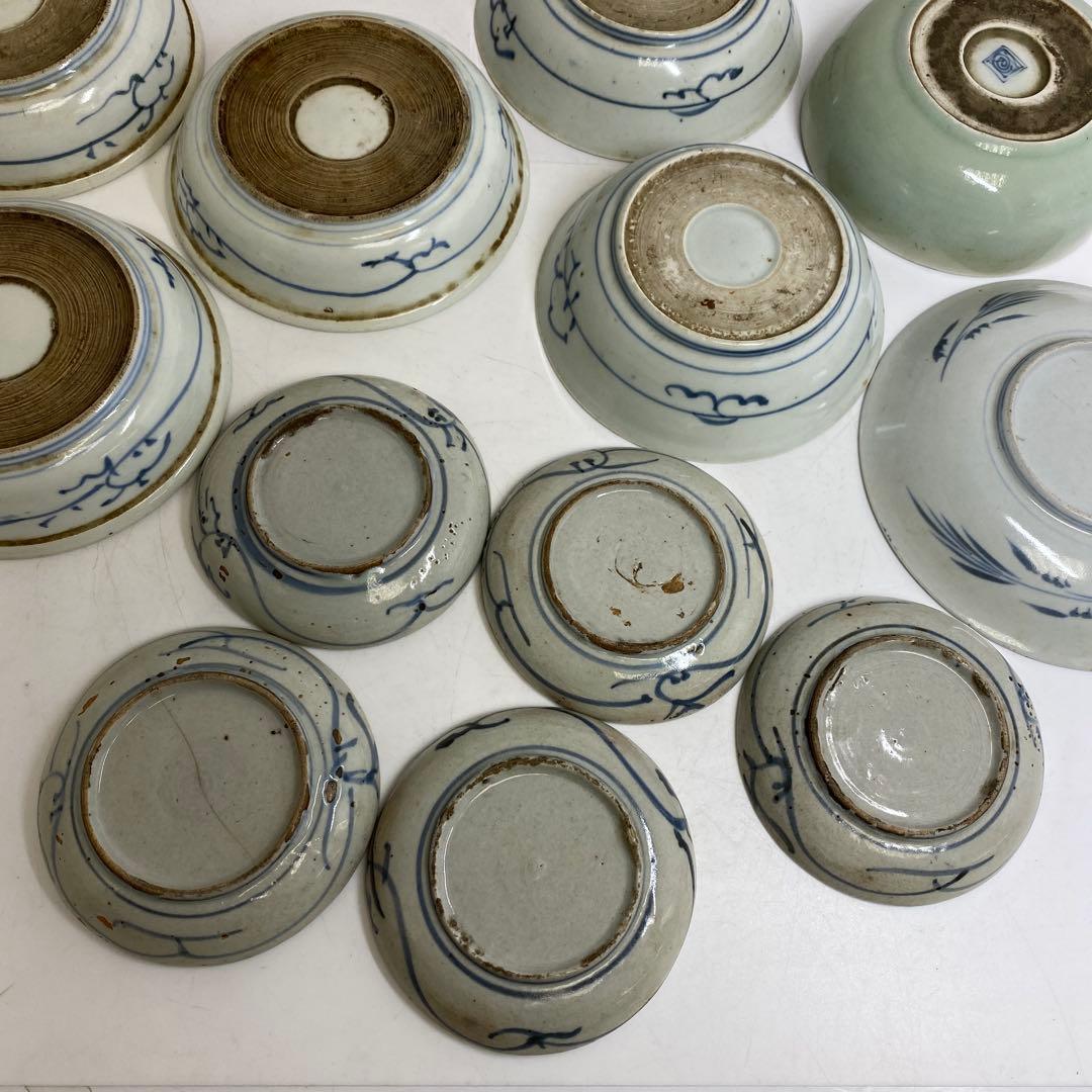 古伊万里　中皿色々　12枚　東さ8-0213③