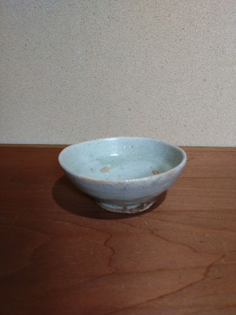 李朝初期 白磁 平盃 無庇完品