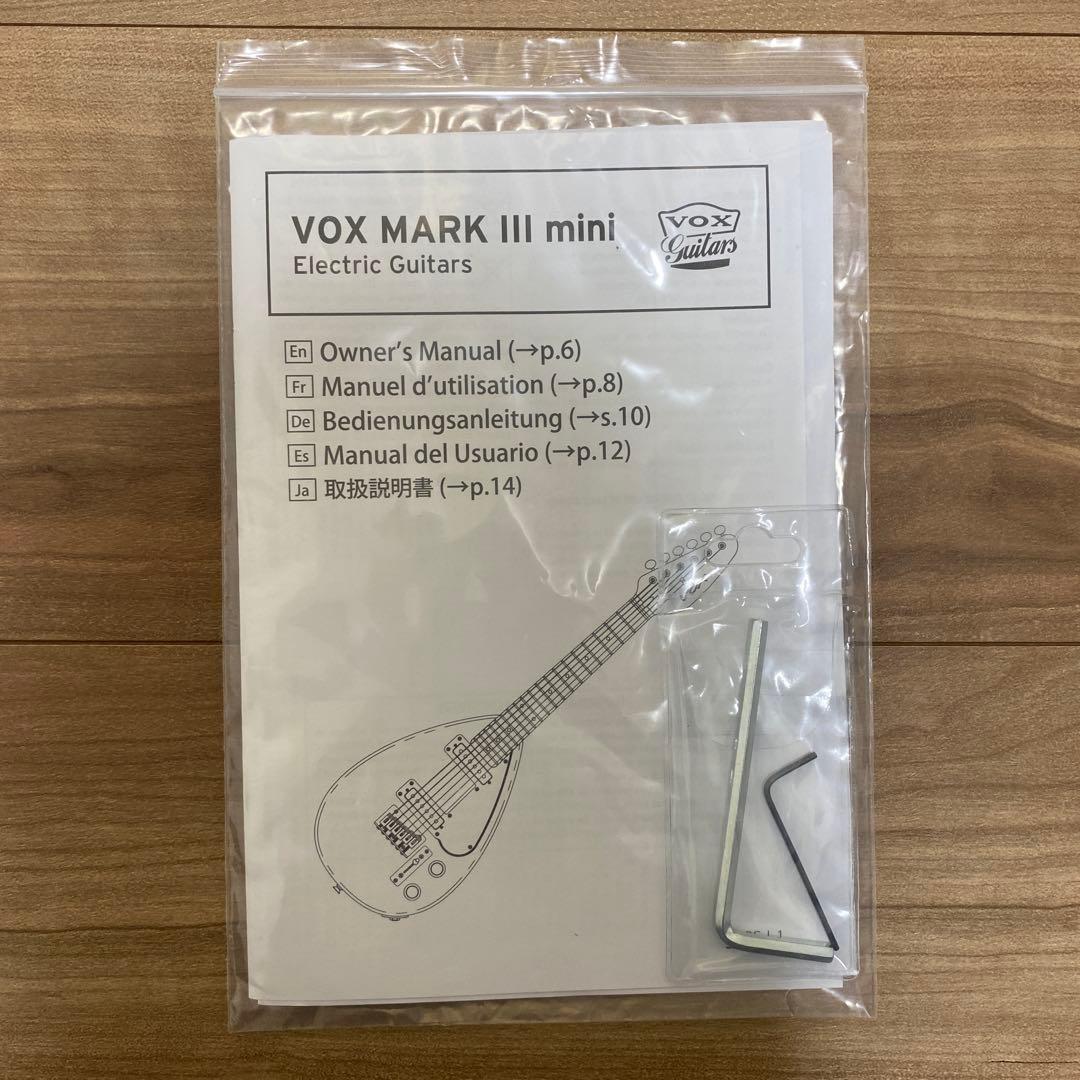 VOX MARK III mini Paisley BK ミニギター