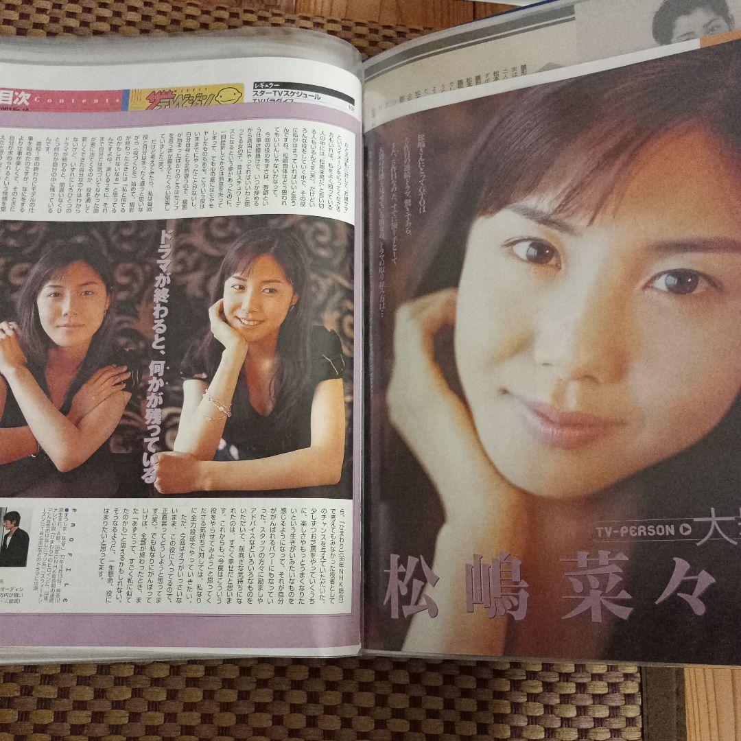 松嶋菜々子さん 切り抜きファイル80ページ