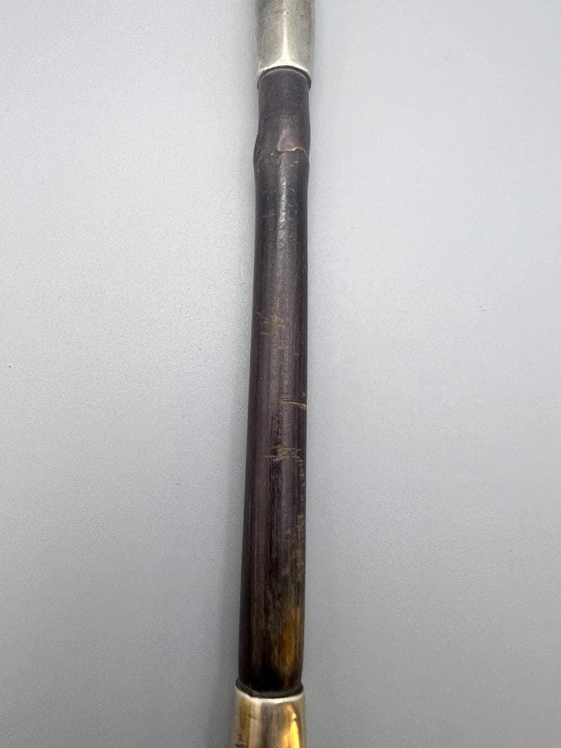 【海】純銀煙管　村田　風景図　キセル　銀細工　アンティーク　重量約27.8g