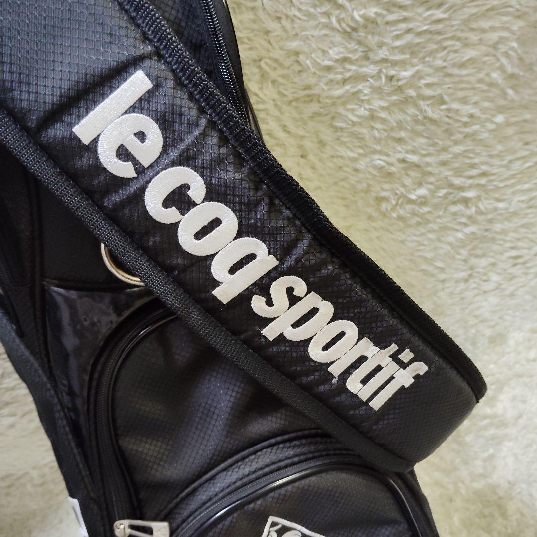 【良品】ルコックスポルティフ キャディバッグ ゴルフバッグ カバー付 5分割