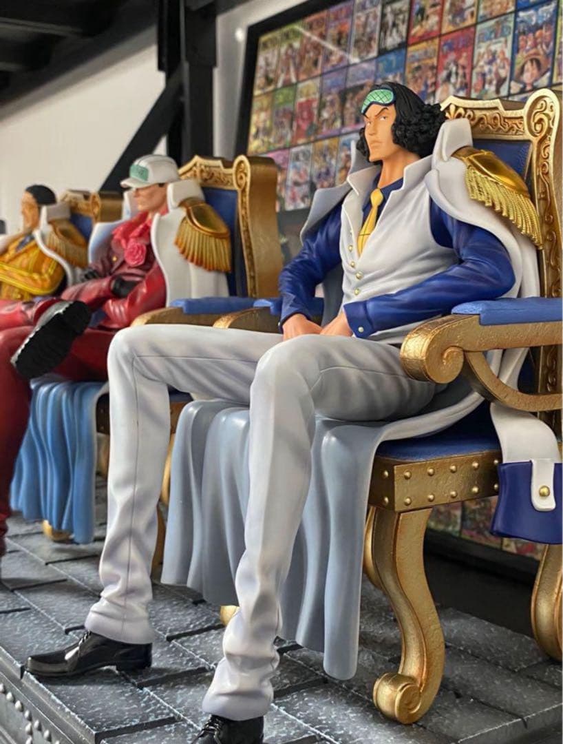 ワンピース 海軍本部三大将 赤犬 青雉 黄猿 頂上戦争フィギュア ガレージキット