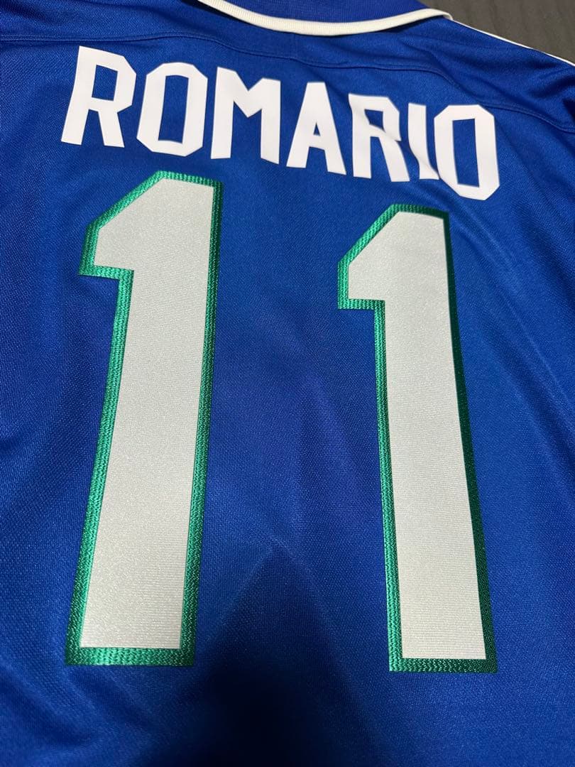 正規品 1997年ブラジル代表　アウェイ　ユニフォーム　ロマーリオ　Mサイズ