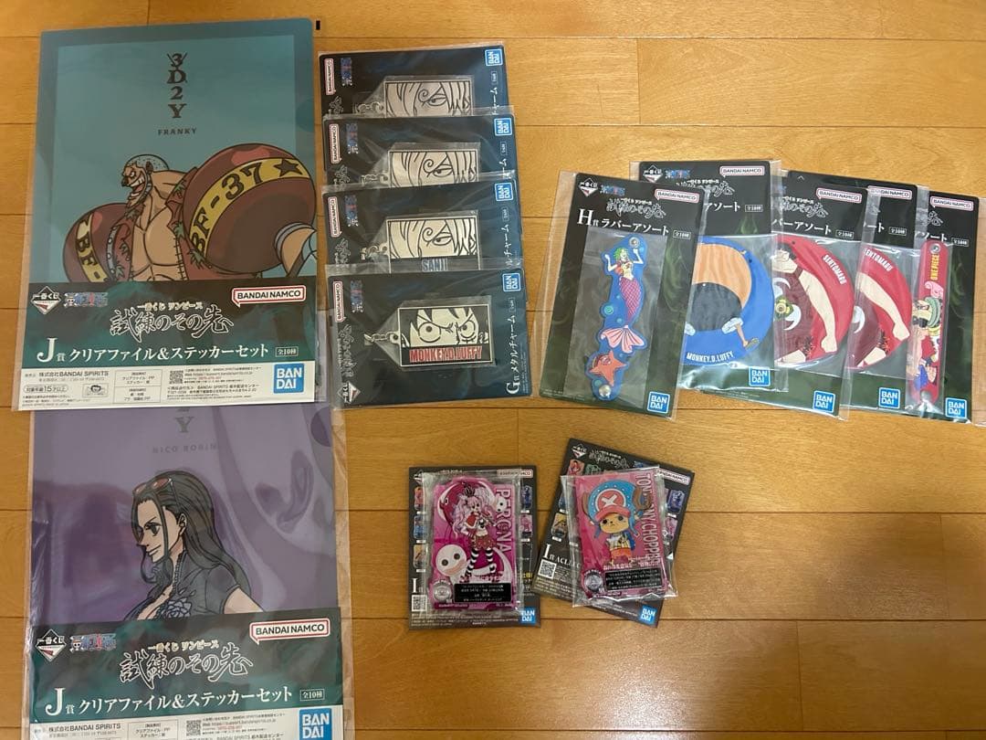 ワンピース一番くじ シルバーズレイリー、ゾロ、サンジ　フィギュア