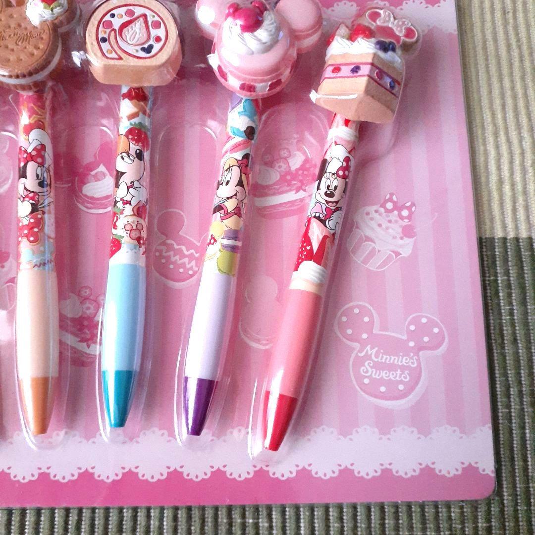 ディズニー　ミニー　ボールペン　スイーツ　お菓子　パティシエ　ケーキ　マカロン