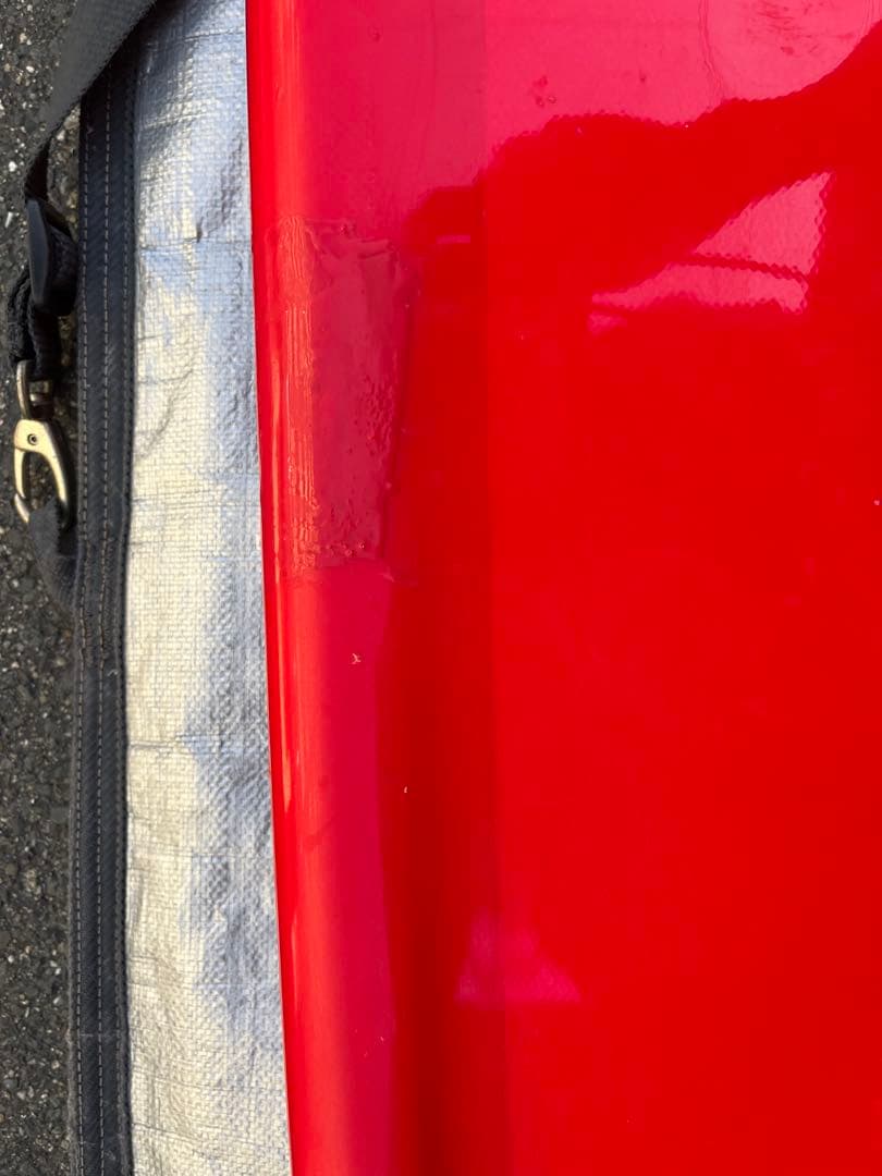 ハーバーロングボード 赤9.2ぐらいです。気になるところは樹脂塗りしています