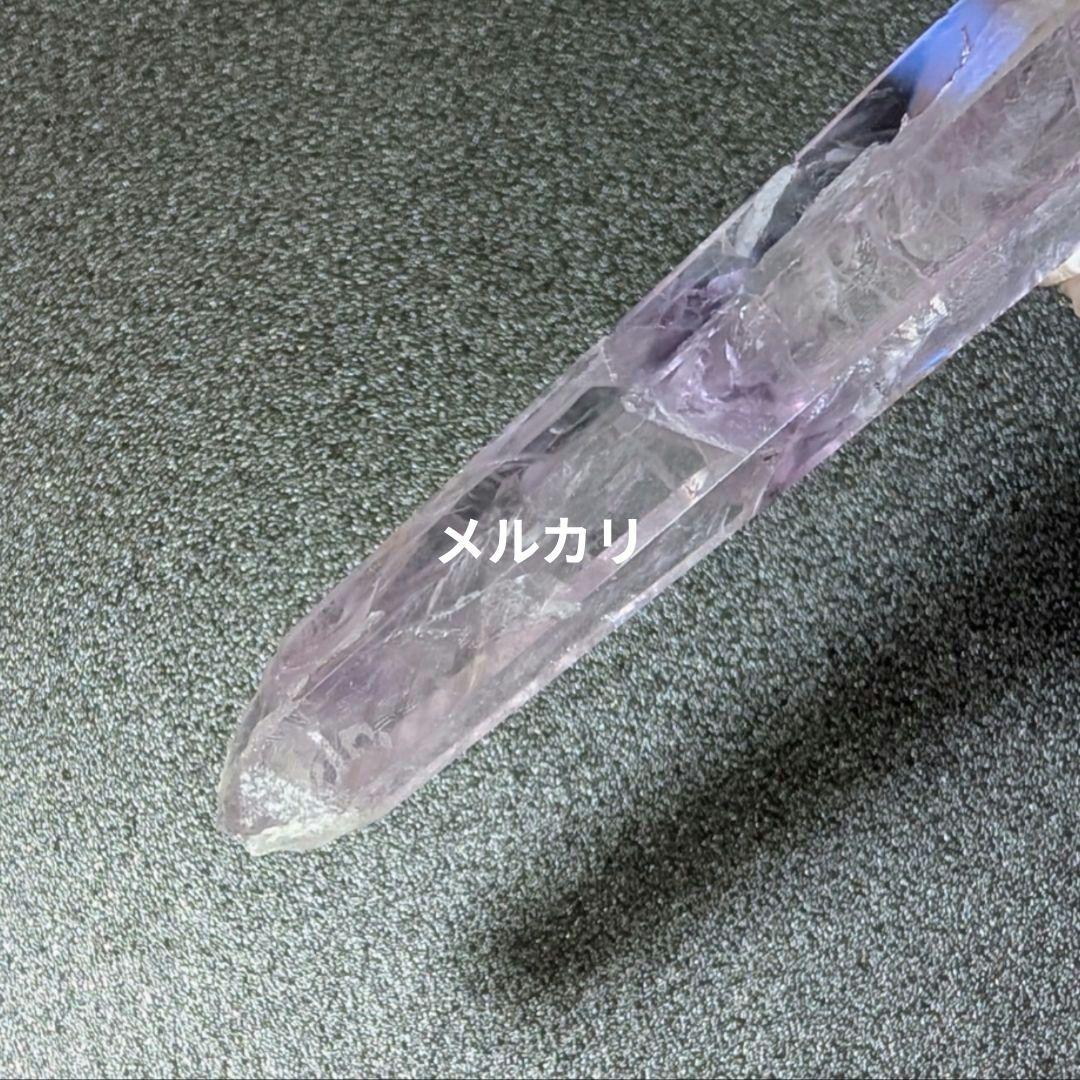 ロマネサイト イン アメジスト原石ポリッシュ