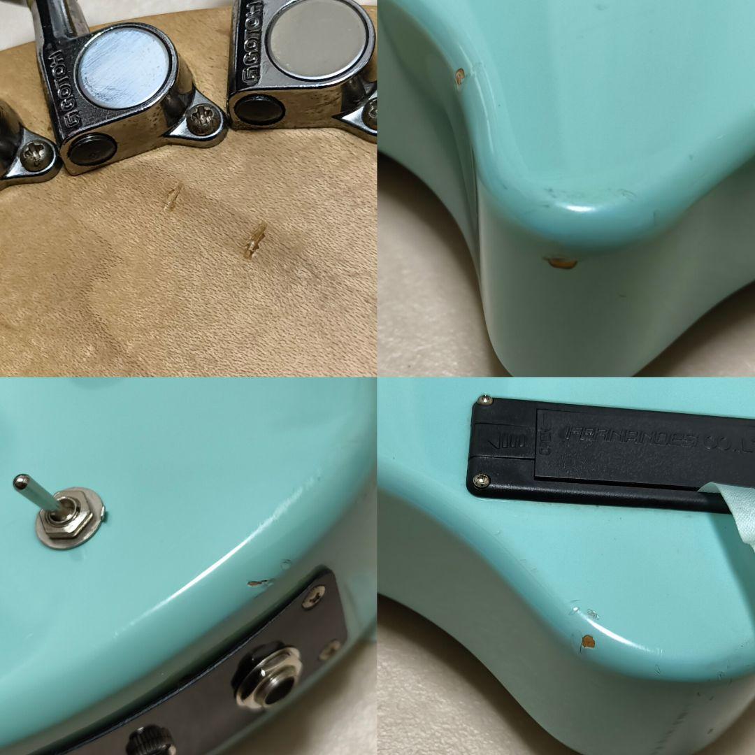 最終値下!【美品】ZO-3 ライトブルー アンプ内蔵ミニギター 青LED