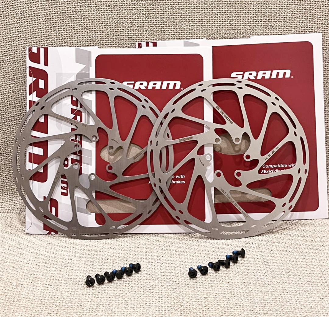 MT200油圧ブレーキ+SRAM180mmローター２枚