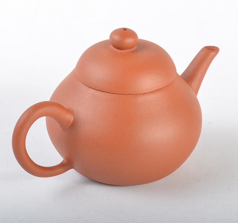 中国　荊渓恵孟臣製　紫砂　朱泥　急須　茶壷　V R4446