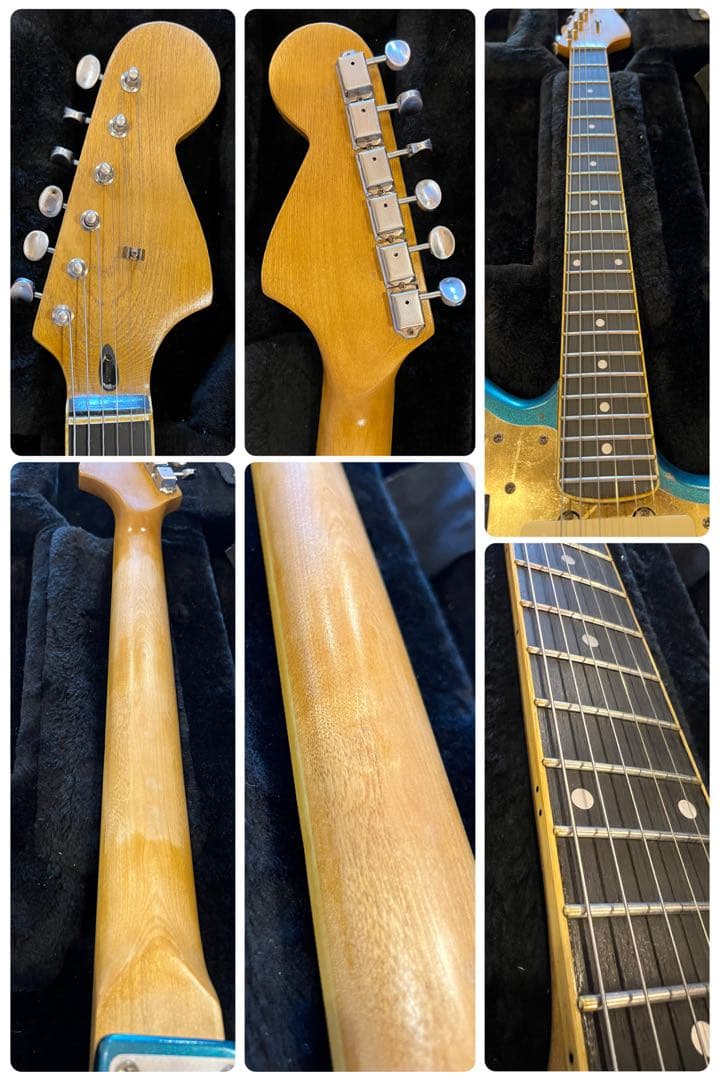 ⭐︎ハードレリックジャズマスタータイプ/アルニコPU/ブルーグリーンメタリック⭐︎