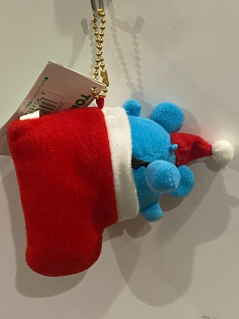 絶版当時物ポケモンオーナメントぬいぐるみ☆マリル/靴下タグ付•新品未開封未展示品