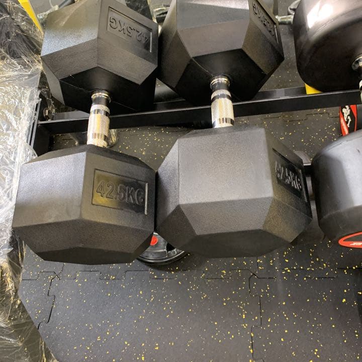 ラバーヘックス  ダンベル　　３７.5kg 2個