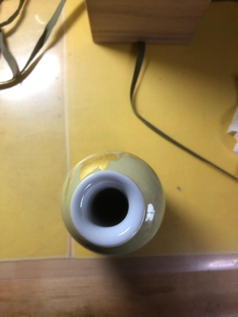 本物　九谷焼 人間国宝吉田美統 花生