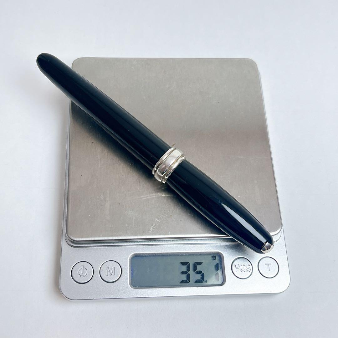 ティファニー　レジン　万年筆　925 ブラック　ペン先　750