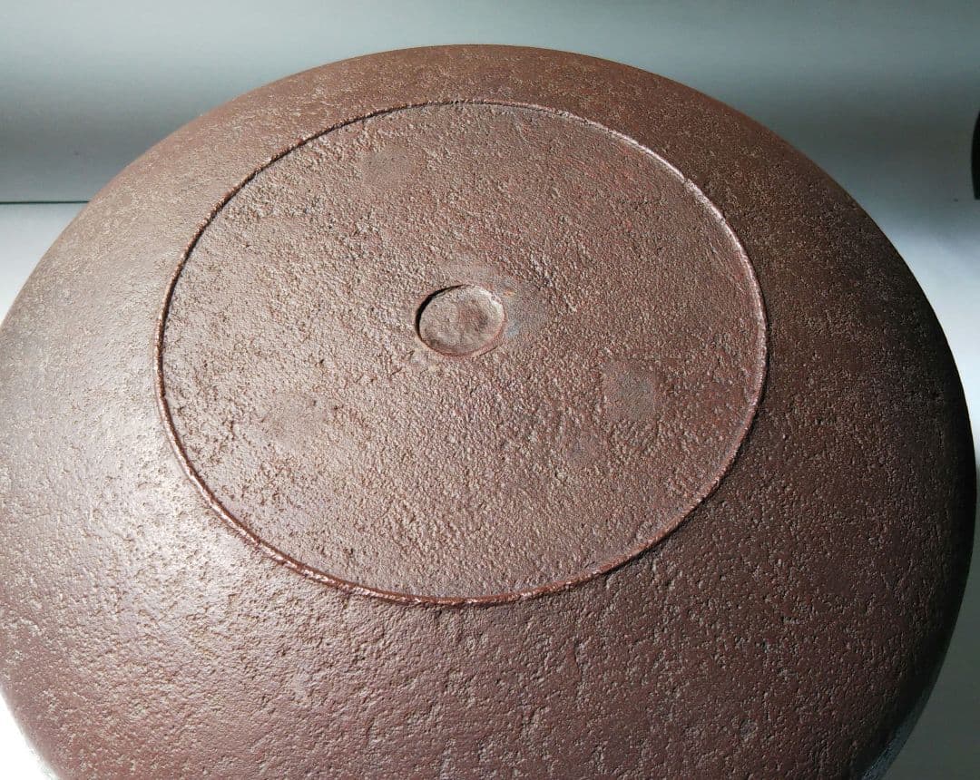 茶道具 釜 炉釜 肩筋釜 釜師 根来茂昌 共箱 遠州流 向栄会 琢三